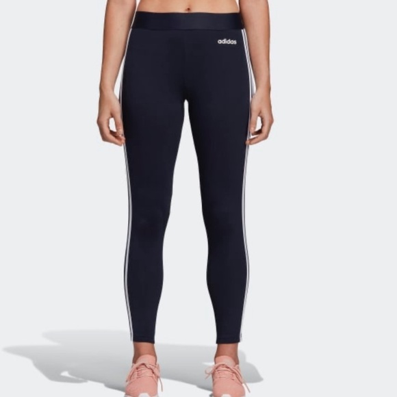 LAST ONE!! Adidas Ladies 3 Stripe Tight Leggings - Picture 2 of 14